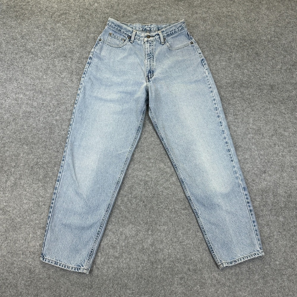 Vintage Brittania Mom Jeans Womens 10 Light Wash Loose Fit High Rise Tapered '93